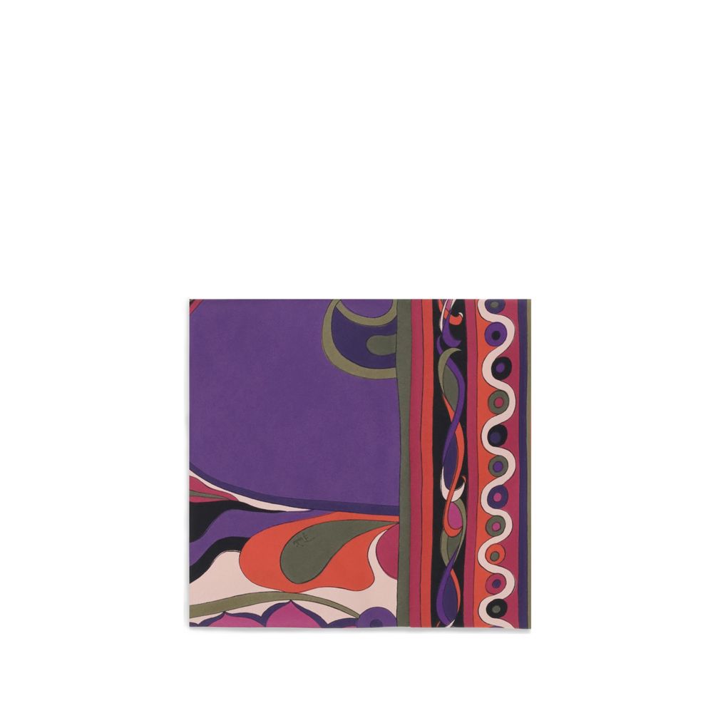 Emilio Pucci Silk Triangle Scarf