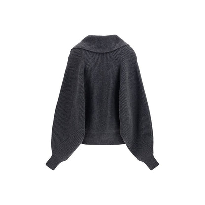 Balmain Oversized Wrap-Effect Sweater
