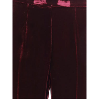 Forte_Forte Flared Trousers in Smooth Velvet