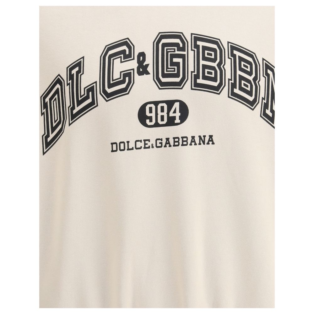 Dolce & Gabbana Printed Hoodie - Bold Urban Elegance