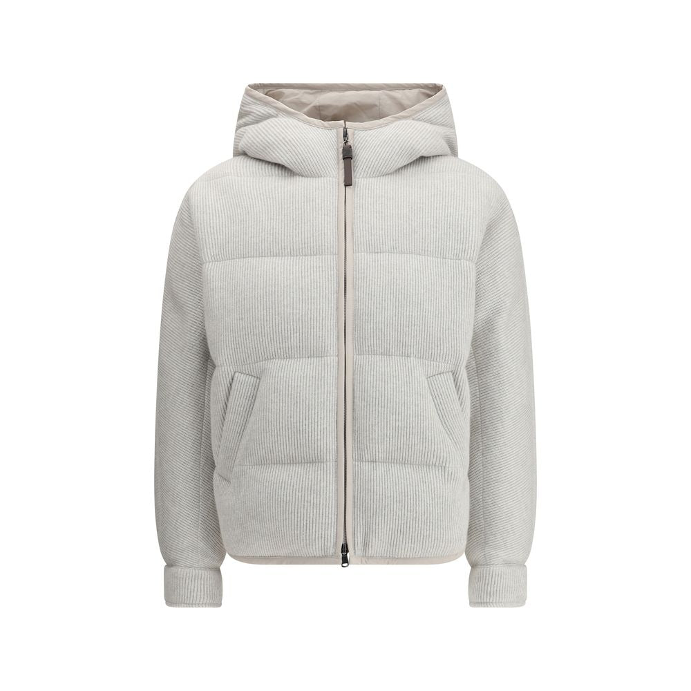 Brunello Cucinelli Lurex Padded Down Jacket