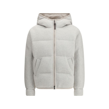 Brunello Cucinelli Lurex Padded Down Jacket