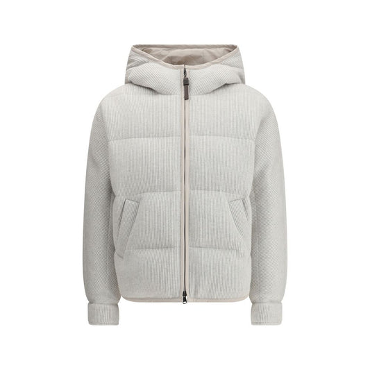 Brunello Cucinelli Lurex Padded Down Jacket
