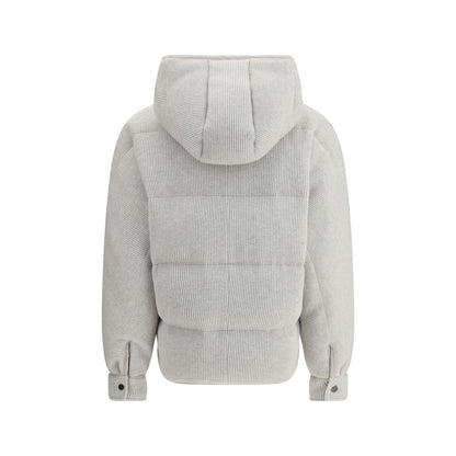 Brunello Cucinelli Lurex Padded Down Jacket