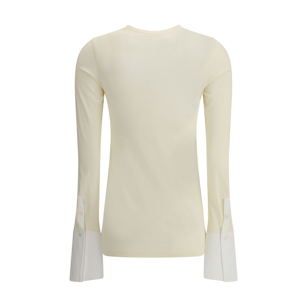 Darkpark Nora Jumper with Buttoned Shirt Cuffs