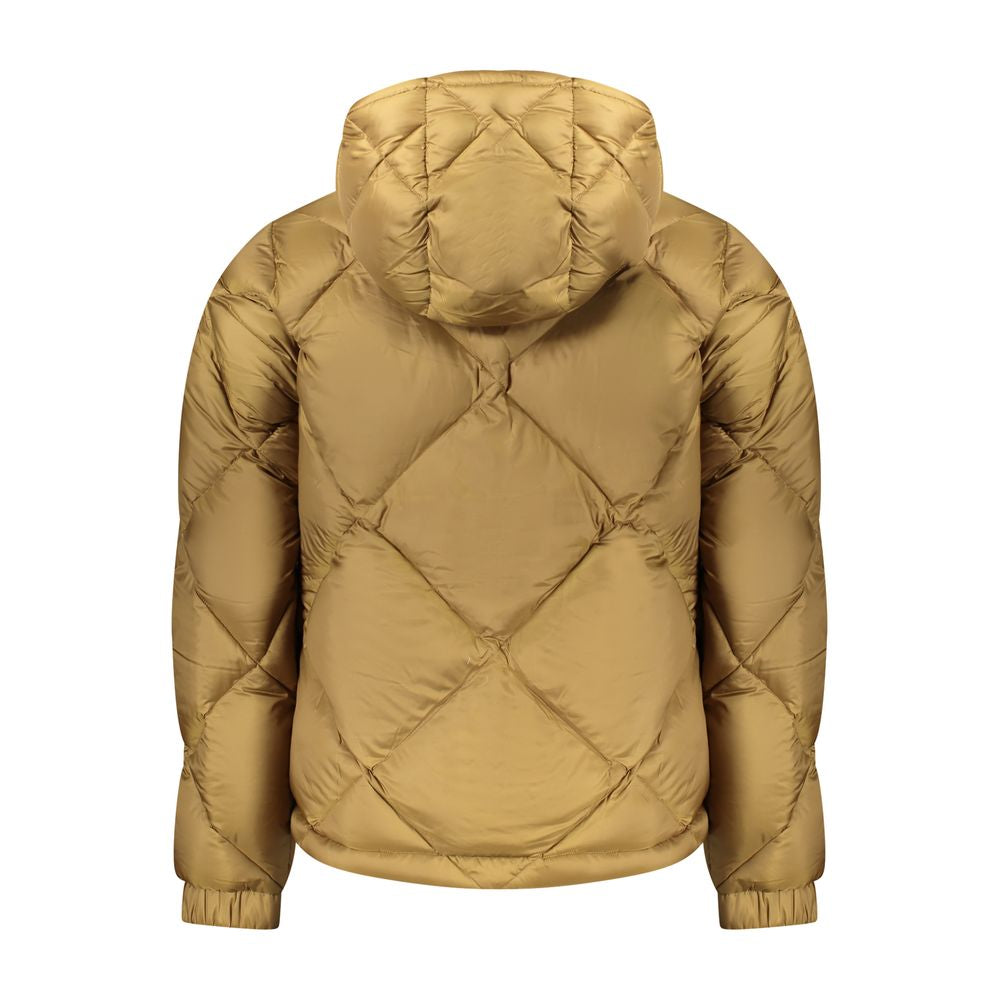K-WAY Green Polyester Long Sleeve Jacket with Hood