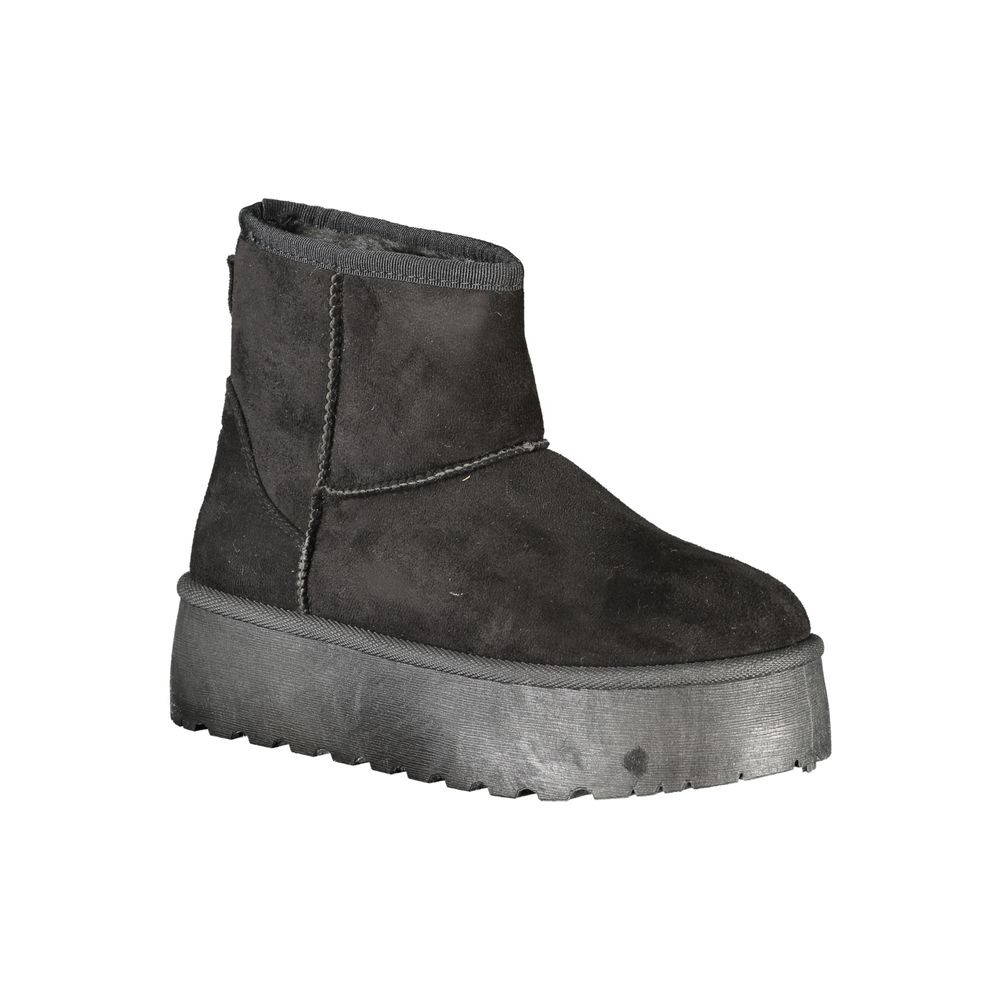 Laura Biagiotti Black Polyester Women's Boots