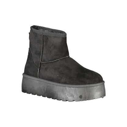 Laura Biagiotti Black Polyester Women's Boots