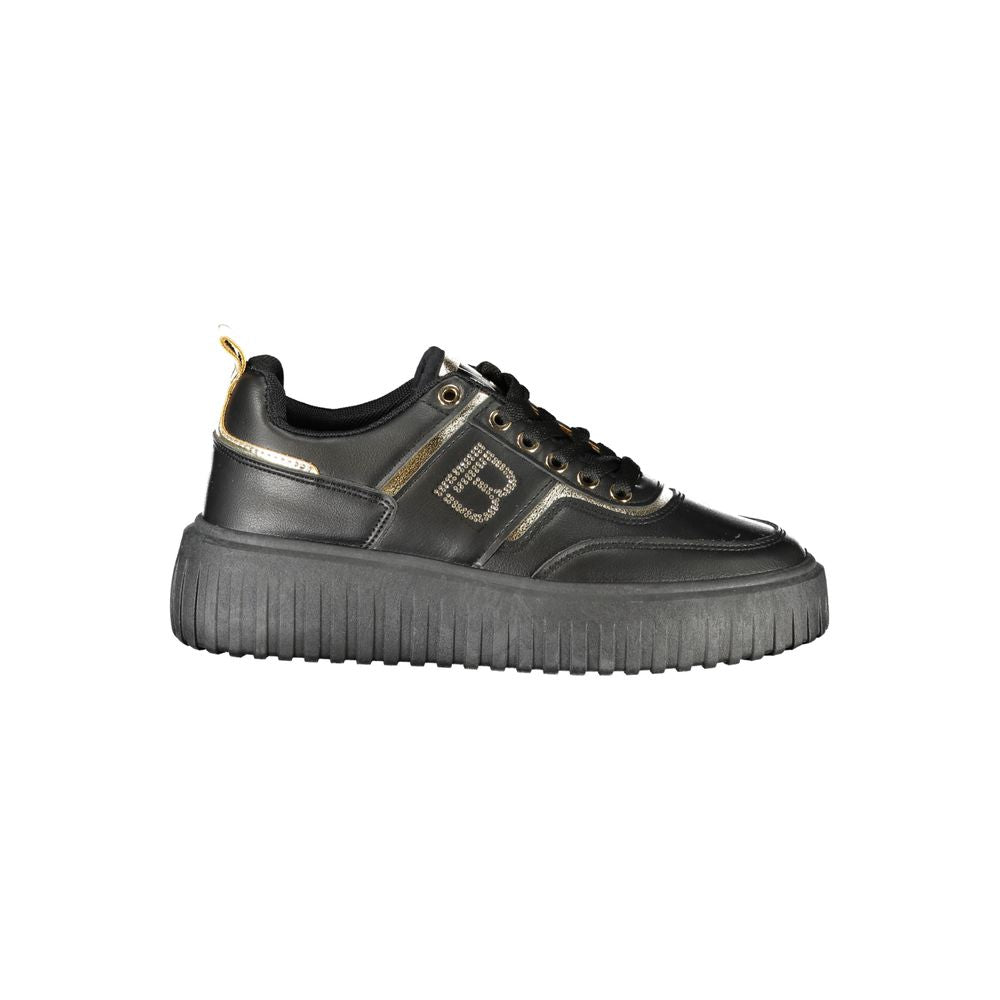 Laura Biagiotti Black Polyester Women's Sneakers