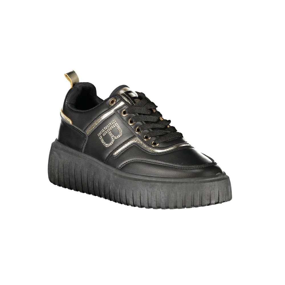 Laura Biagiotti Black Polyester Women's Sneakers