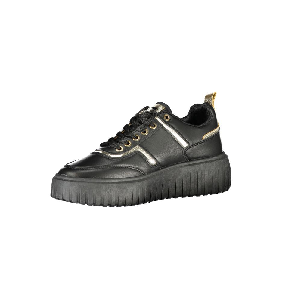 Laura Biagiotti Black Polyester Women's Sneakers