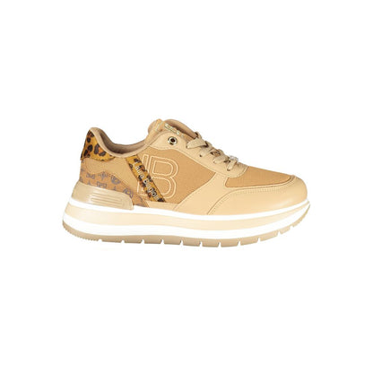 Laura Biagiotti Brown Polyester Women's Sneaker