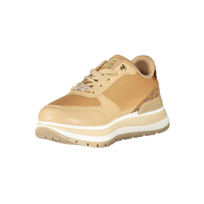 Laura Biagiotti Brown Polyester Women's Sneaker