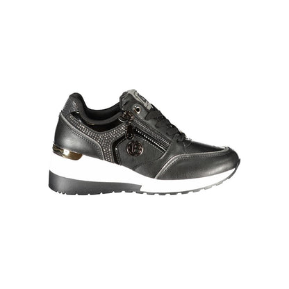 Laura Biagiotti Black Polyester Women Sneaker