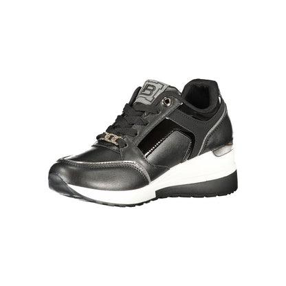 Laura Biagiotti Black Polyester Women Sneaker