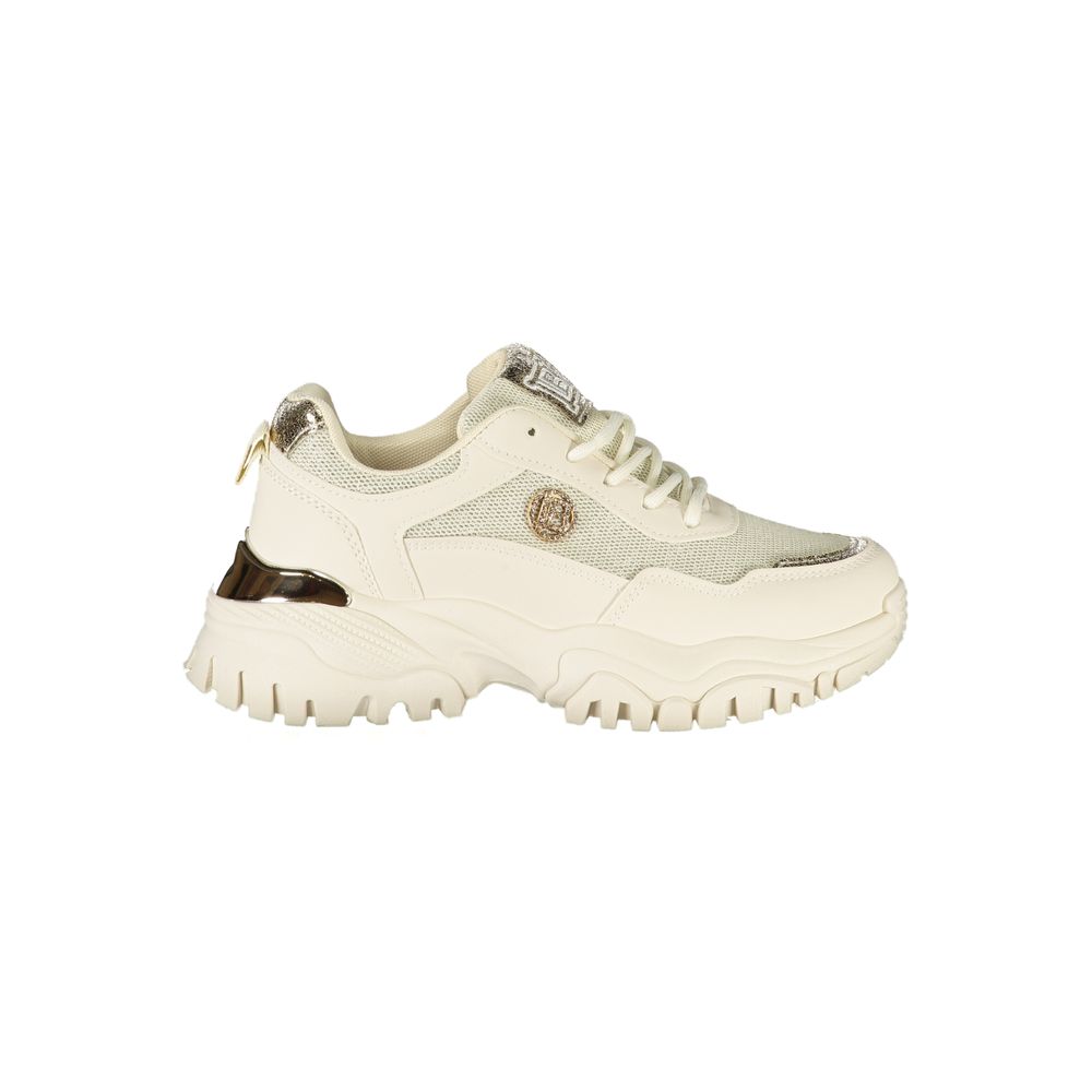 Laura Biagiotti Beige Polyester Women's Sneaker