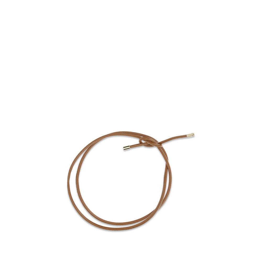 Forte_Forte Tubular Belt with Metal Finials