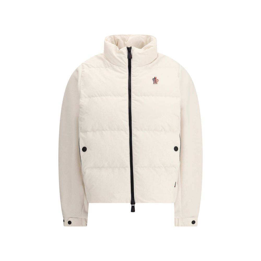 Moncler Grenoble Zip Jacket with Contrast Sleeves