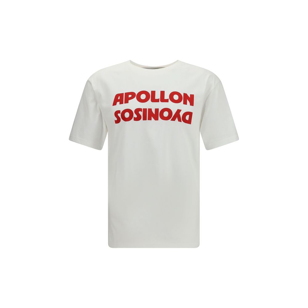 Valentino Cotton T-shirt with Apollo Dyonisos Graphic Print