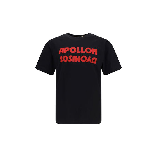 Valentino Cotton T-shirt with Apollo Dyonisos Graphic Print