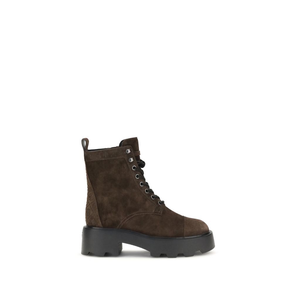 Tory Burch T Ankle Boots with Grooved Lug Sole