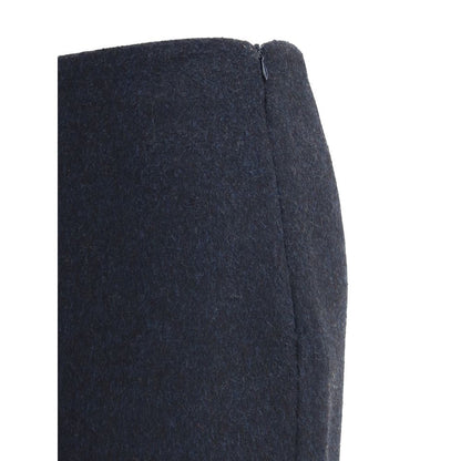Brunello Cucinelli Virgin Wool Midi Skirt