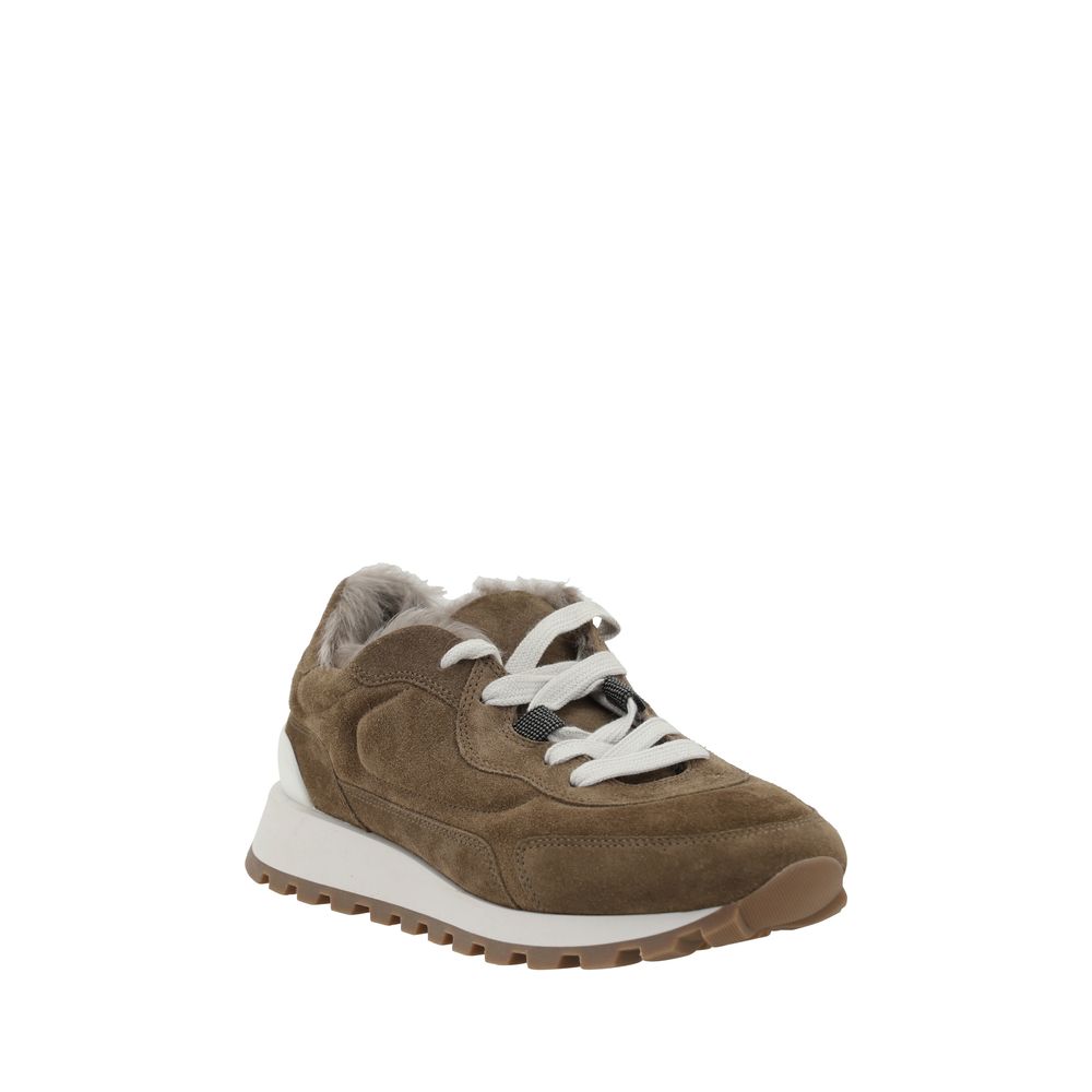 Brunello Cucinelli Leather Sneakers - Elegant Comfort Redefined