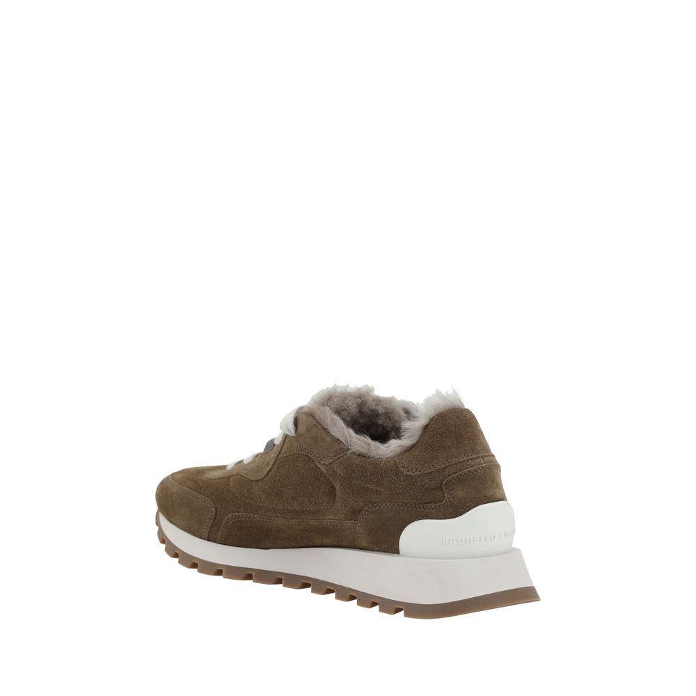 Brunello Cucinelli Leather Sneakers - Elegant Comfort Redefined