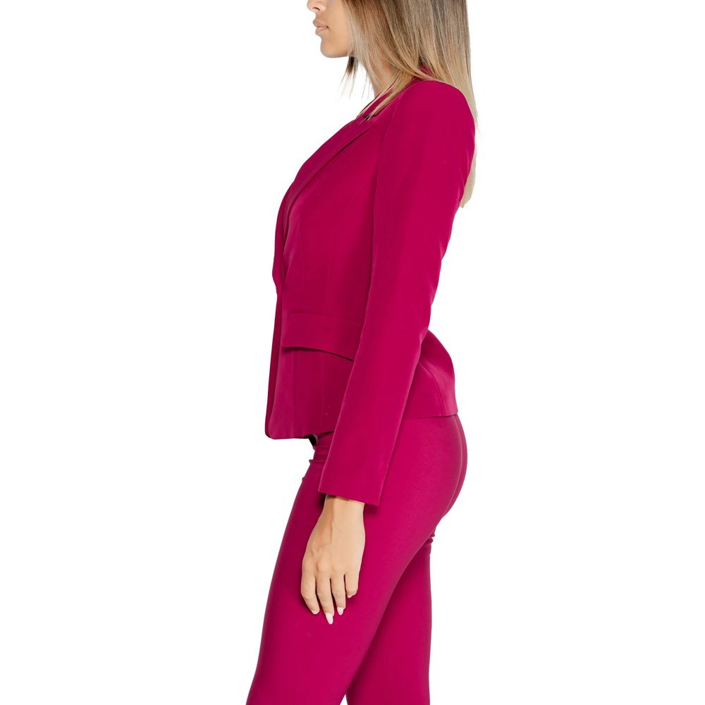 Rinascimento Fuchsia Double Breasted Blazer