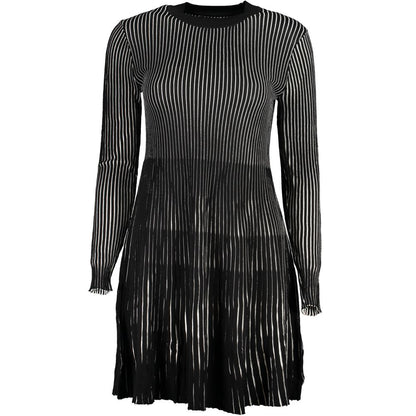 Desigual Black Viscose Dress - Embrace Your Unique Style