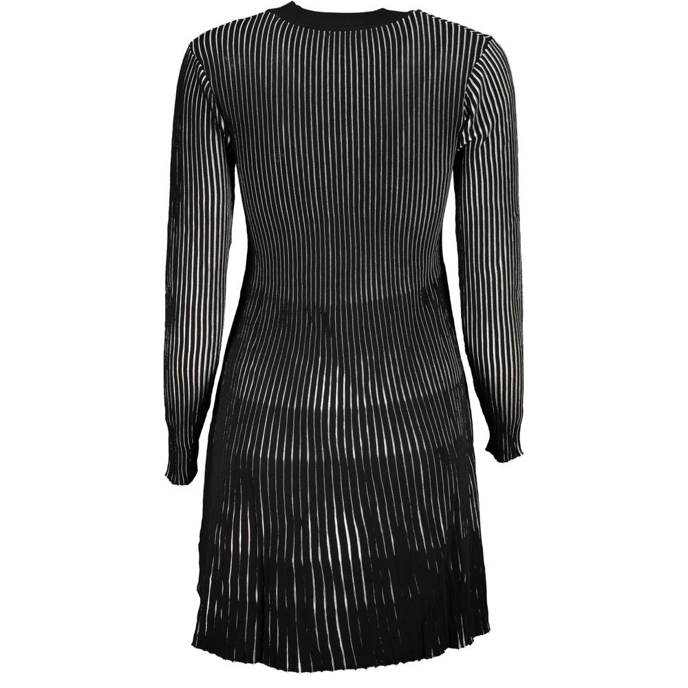Desigual Black Viscose Dress - Embrace Your Unique Style