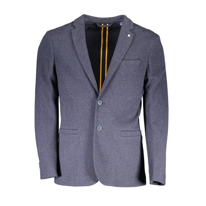 Gant Blue Cotton Jacket - Timeless Classic Style