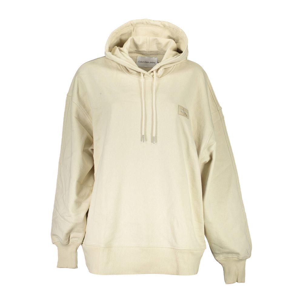 Calvin Klein Beige Cotton Hoodie