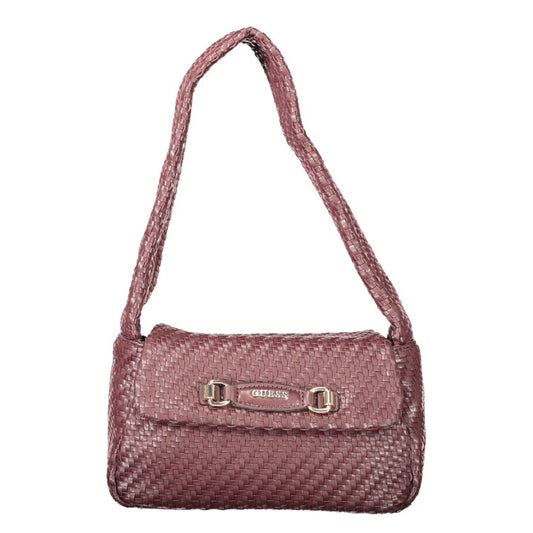 Guess Jeans Brown Francy Handbag – Faux Leather, Chic Shoulder Style