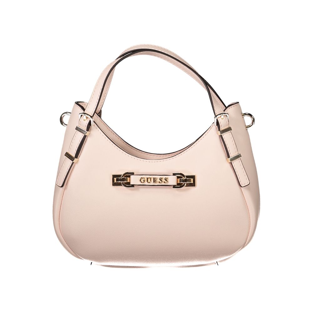 Guess Jeans Pink Lefia Handbag – Faux Leather, Chic and Versatile Design