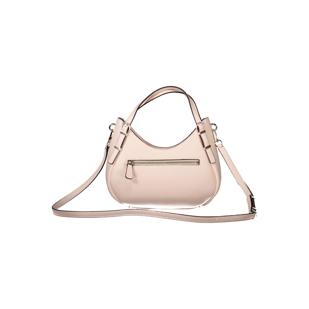 Guess Jeans Pink Lefia Handbag – Faux Leather, Chic and Versatile Design
