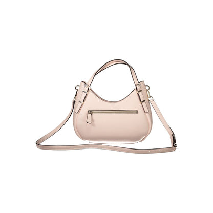 Guess Jeans Pink Lefia Handbag – Faux Leather, Chic and Versatile Design