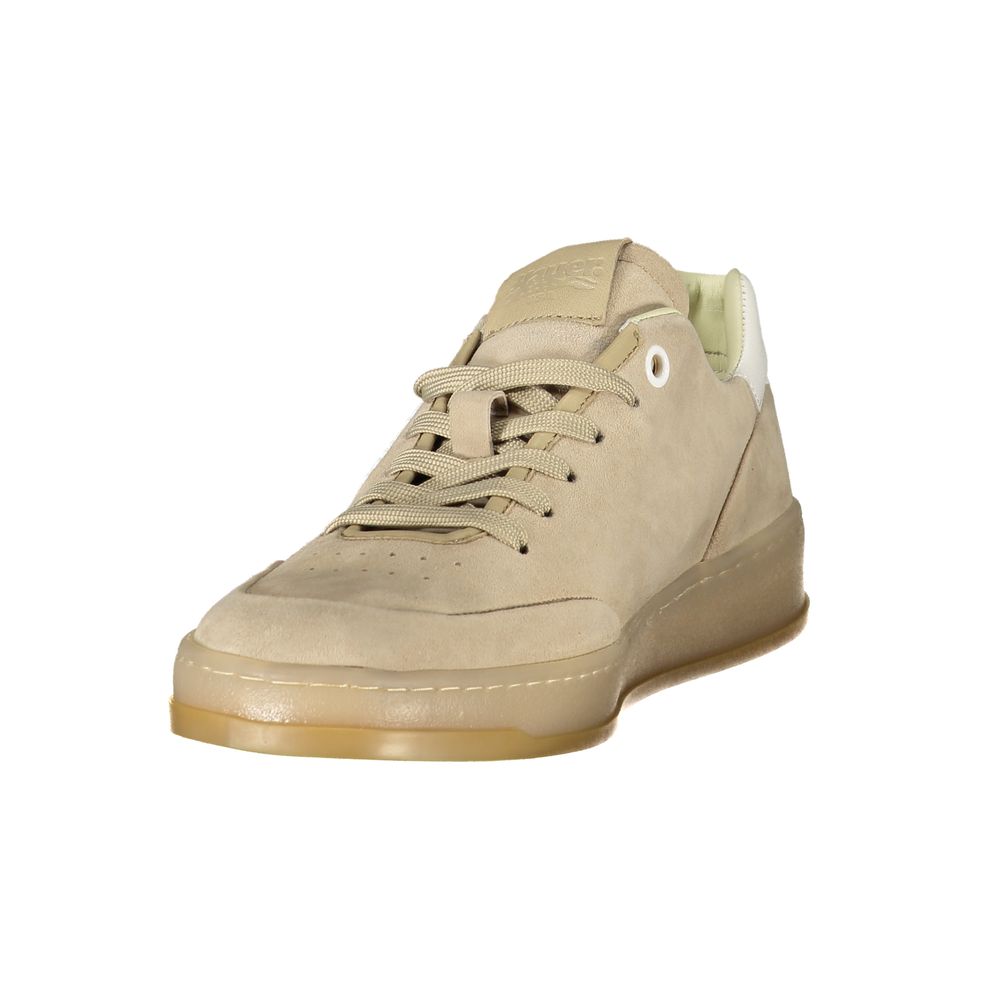 Blauer Beige Polyester Sneaker - Stylish Sports Shoe