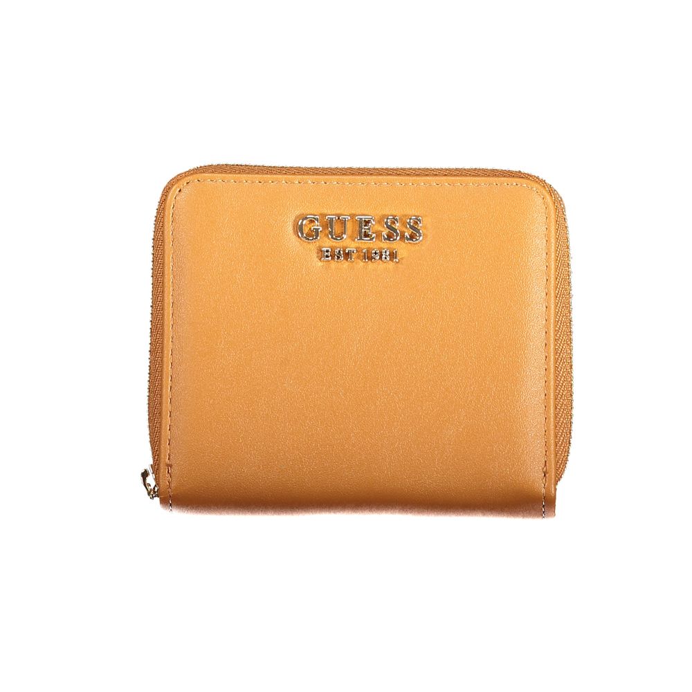 Guess Jeans Brown Polyethylene Wallet - Trendy and Functional