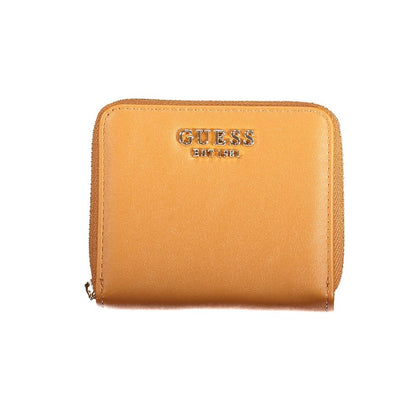 Guess Jeans Brown Polyethylene Wallet - Trendy and Functional
