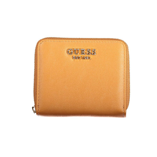 Guess Jeans Brown Polyethylene Wallet - Trendy and Functional