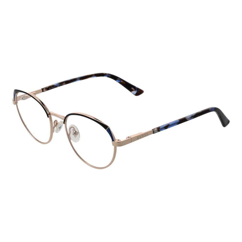 Guess Women’s Optical Glasses – Gold Round Frame, 47mm