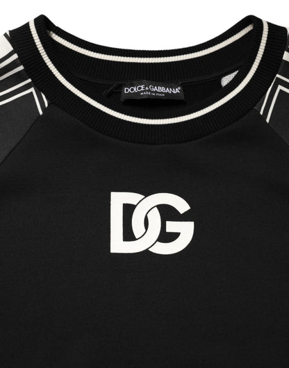Dolce & Gabbana Black Magnificent DG Logo Sweatshirt