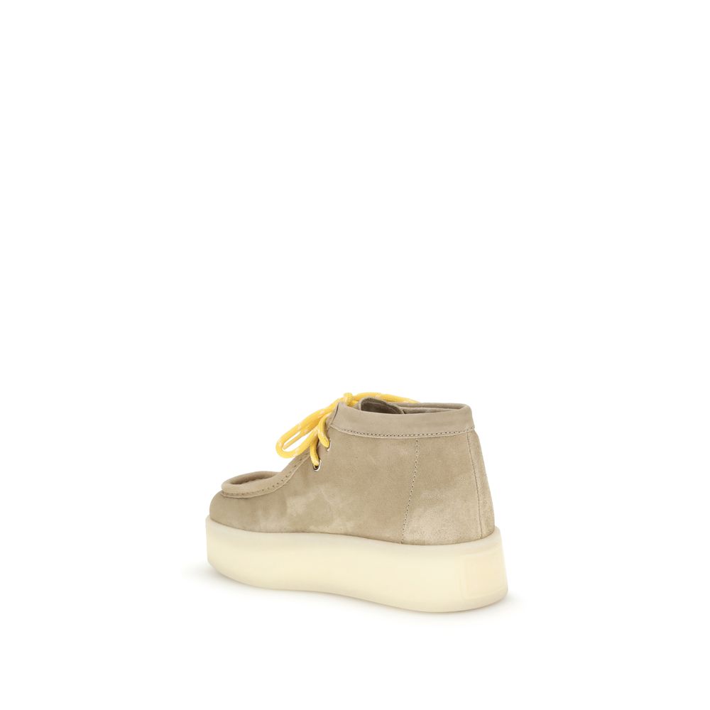 Miu Miu Platform Leather Ankle Boots