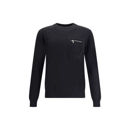 Fendi Virgin Wool Sweater with Pocket