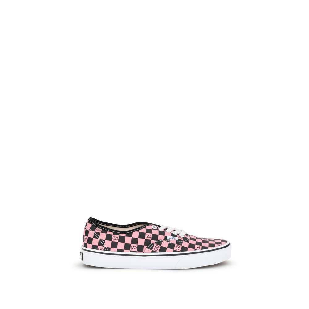 Valentino Garavani x Vans Pink & Black Checkerboard Sneakers