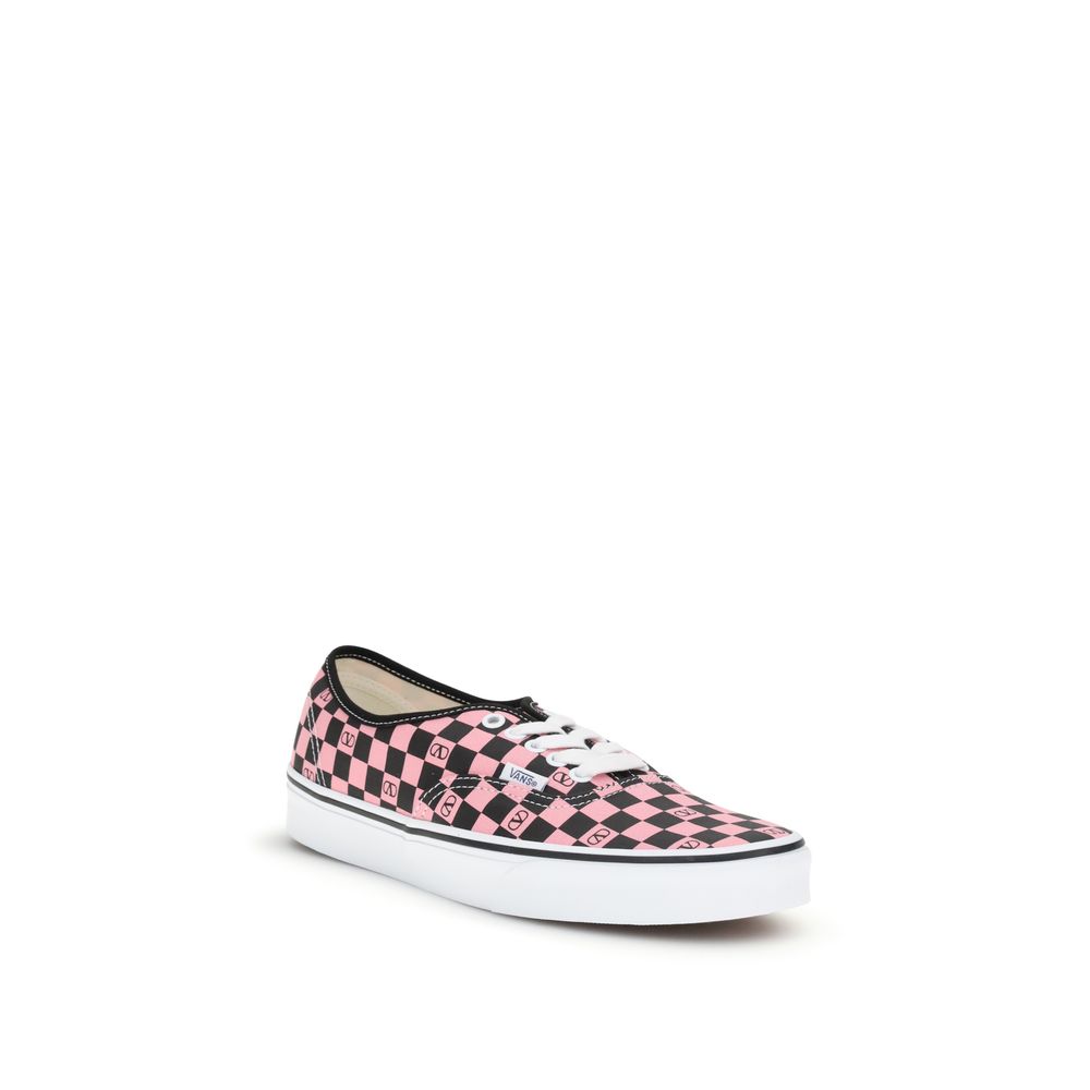 Valentino Garavani x Vans Pink & Black Checkerboard Sneakers