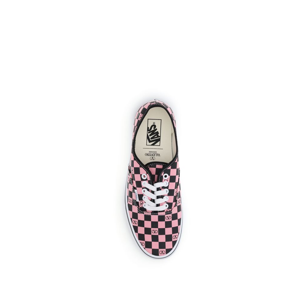 Valentino Garavani x Vans Pink & Black Checkerboard Sneakers
