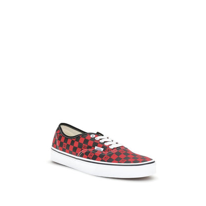 Valentino Garavani x Vans Black & Red Checkerboard Sneakers