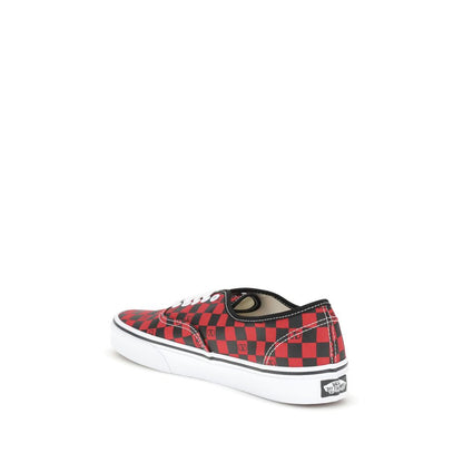 Valentino Garavani x Vans Black & Red Checkerboard Sneakers
